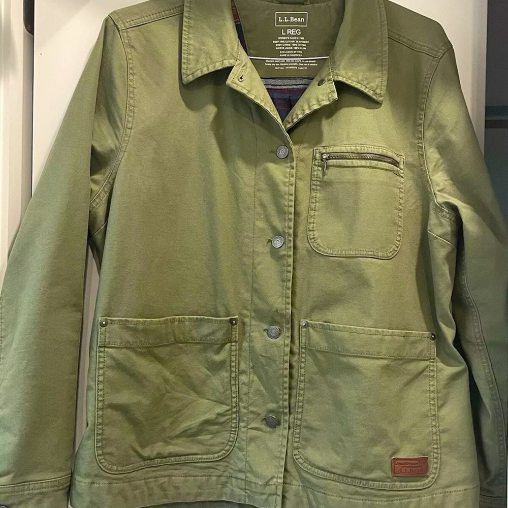 LL Bean Vintage Chore Jacket L